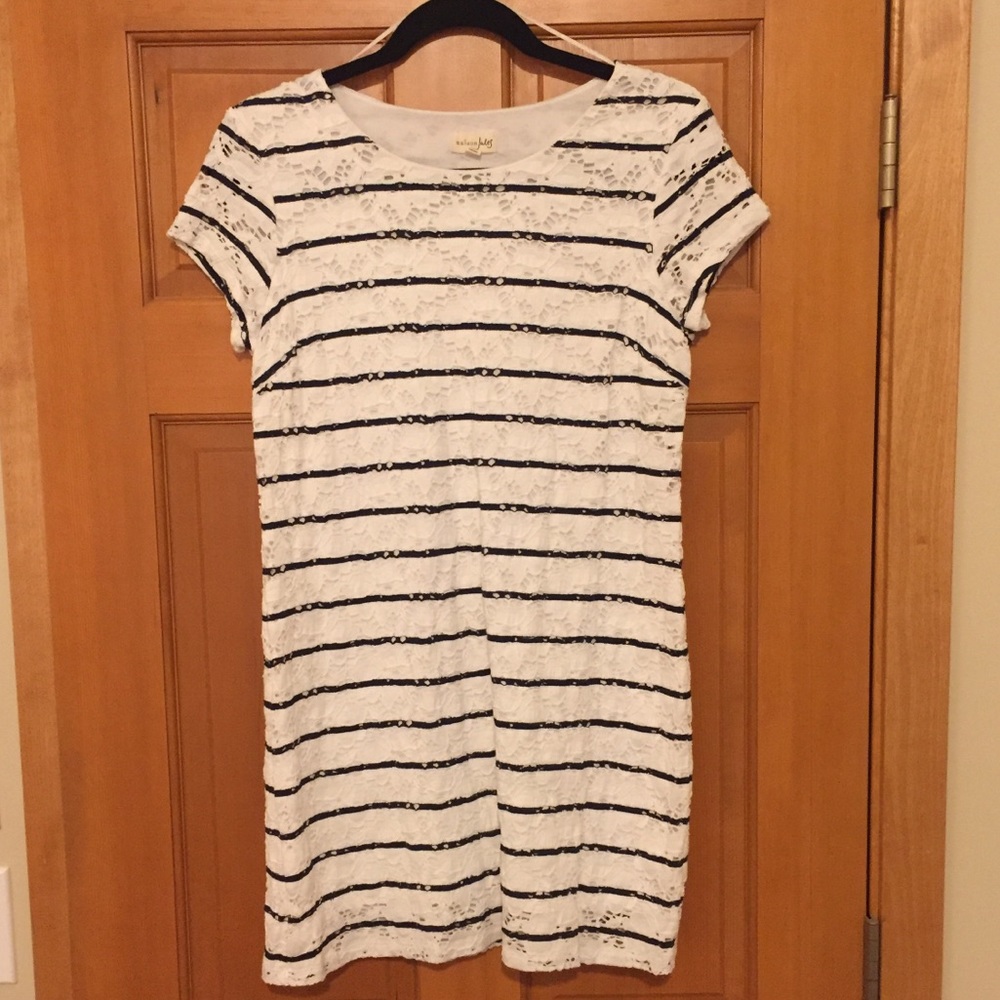 Embellished Nautical Shirt Dress